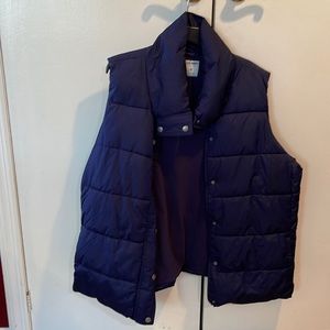 OLD NAVY, NAVY BLUE, 2XL VEST, UNISEX